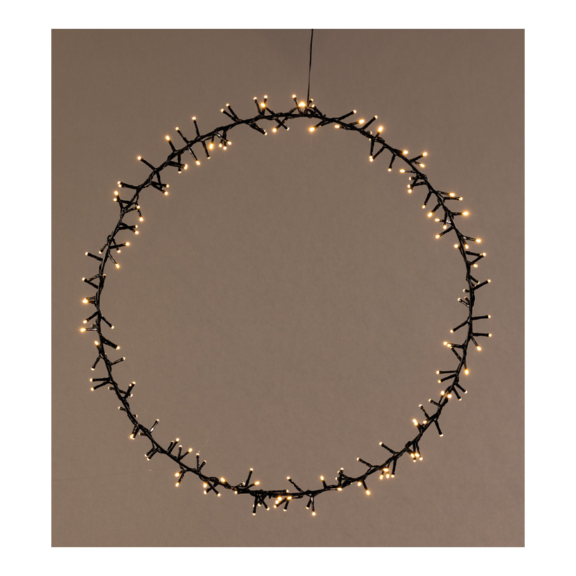 Ring, ø 60cm 180 LEDs, aus Metall, mit Kunststoffüberzug IP44 Transformer