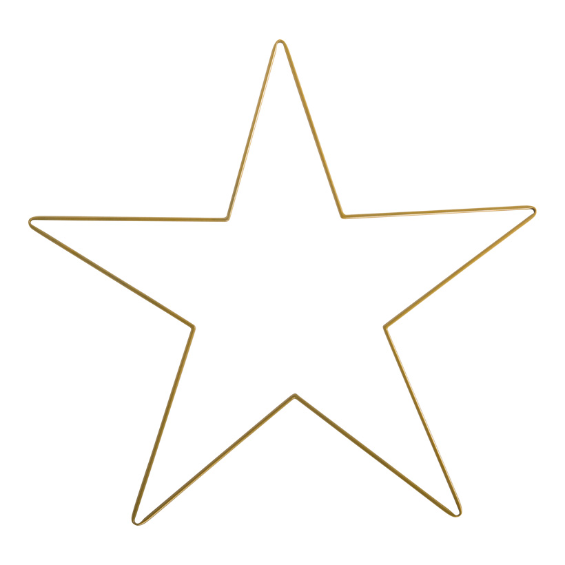 Sternkontur, 90x90cm Dicke: 5mm aus Metall, zum Platzieren von Schaufensterdeko