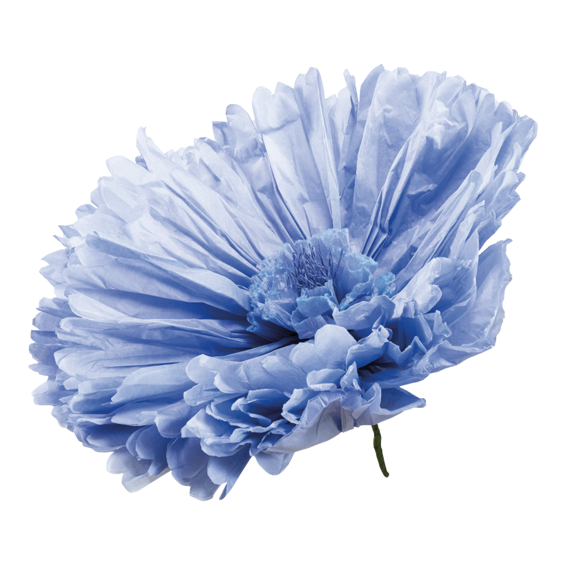 Blume mit kurzem Stiel, ø 60cm Stiel: 16cm aus Papier, biegsam