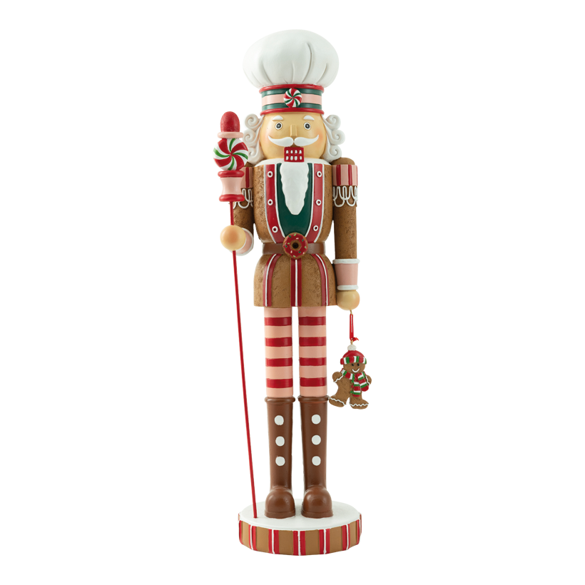 Nussknacker, 46x13x12cm aus Polyresin