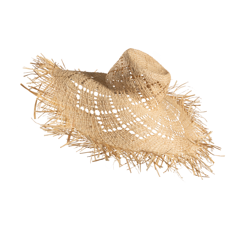 Strohhut, 60cm aus Naturmaterial