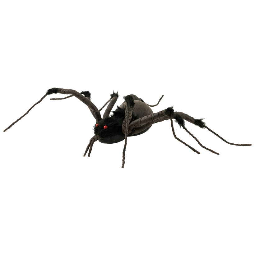 Spinne, biegsam, 60x25cm aus Styropor und Stoff