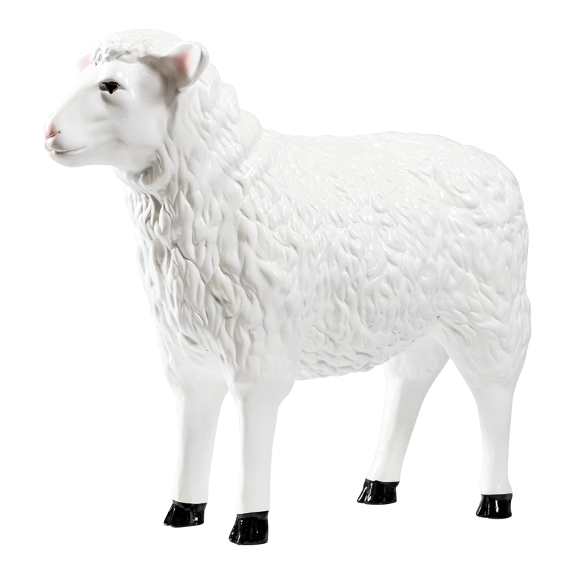 Schaf, 77x27x64cm aus Polyresin, stehend, wetterfest