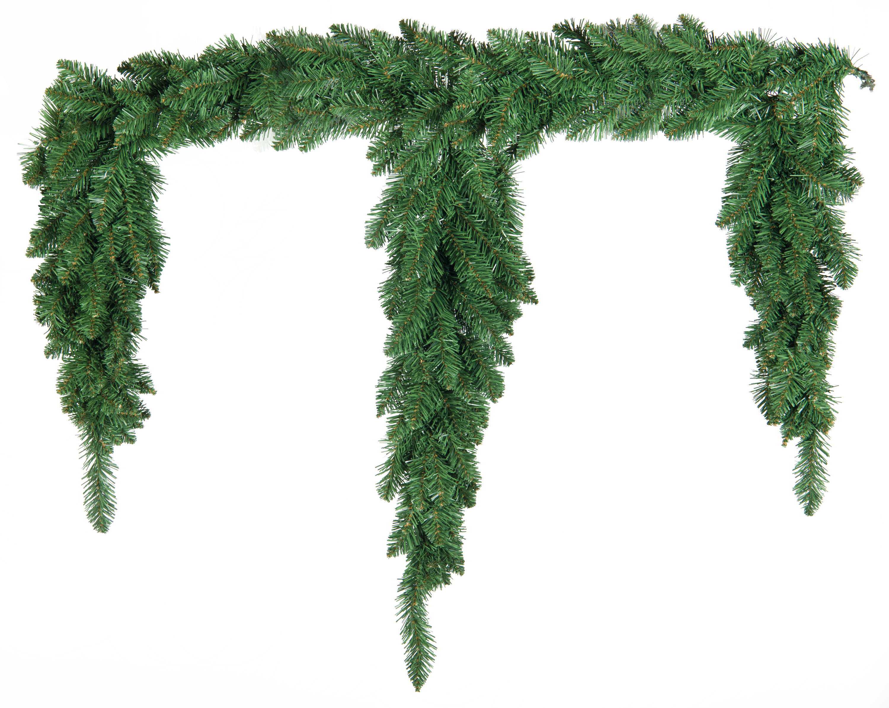 Edeltannenfries, 100cm Ø25cm, Zapfenlänge: 60/80/60cm aus Kunststoff Edeltannenfries, 100cm Ø25cm, Zapfenlänge: 60/80/60cm aus Kunststoff