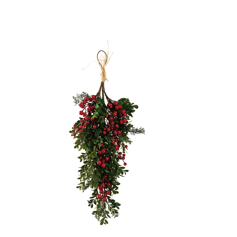 Hänger mit Beeren, 60cm aus Kunststoff