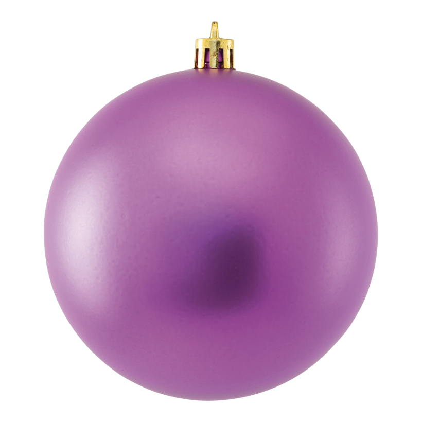 Boule de Noël, 10cm en plastique, mat