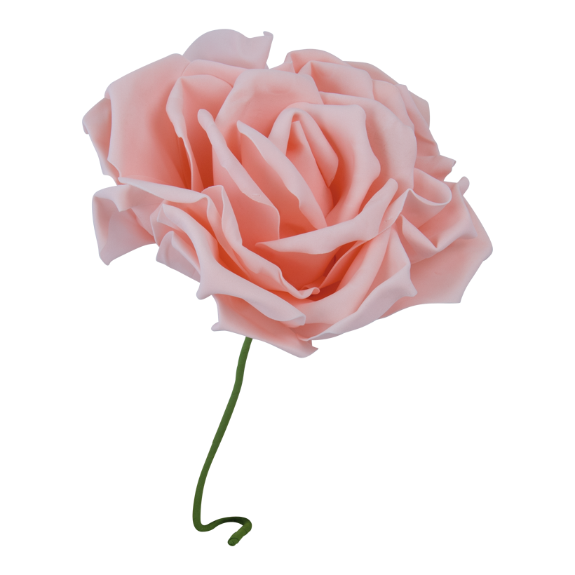 Rose, Ø 30cm mit 27cm Stiel 0 aus Schaumstoff, 0 Rose, Ø 30cm mit 27cm Stiel 0 aus Schaumstoff, 0
