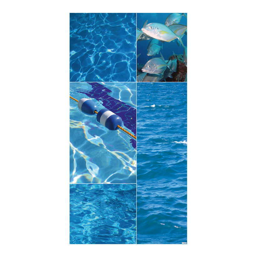 Motivdruck  Aqua, 80x200cm aus Stoff Motivdruck  Aqua, 80x200cm aus Stoff