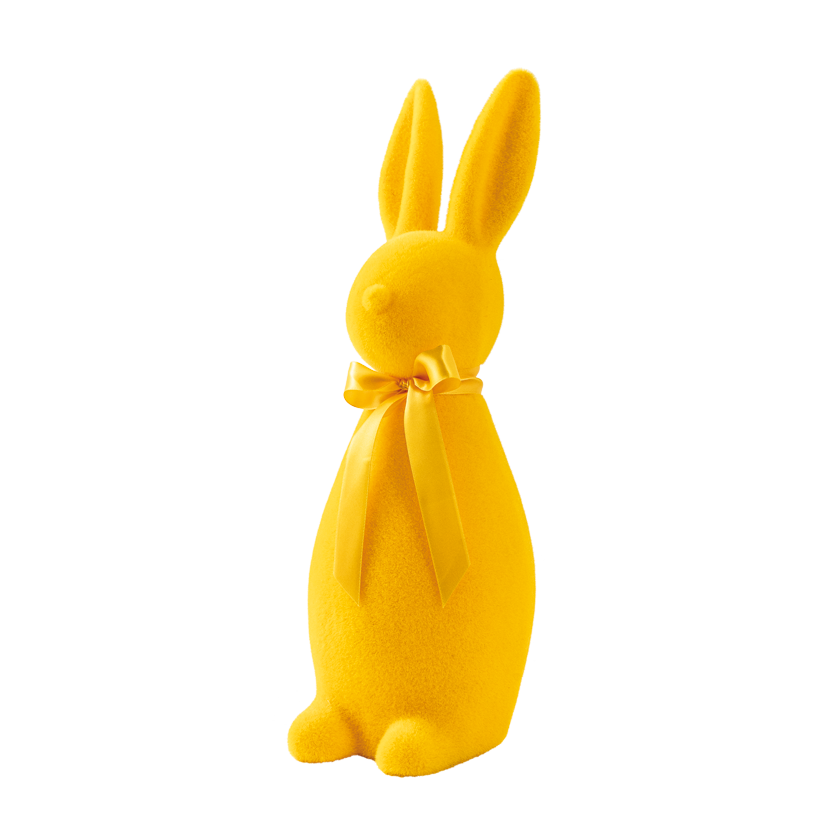 Hase, 47x16cm aus Styropor, beflockt