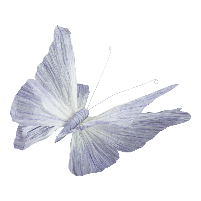 Schmetterling mit Clip, 30cm aus Papier biegsam