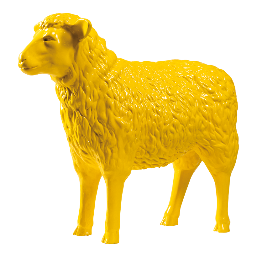 Schaf, 77x27x64cm aus Polyresin, stehend, wetterfest