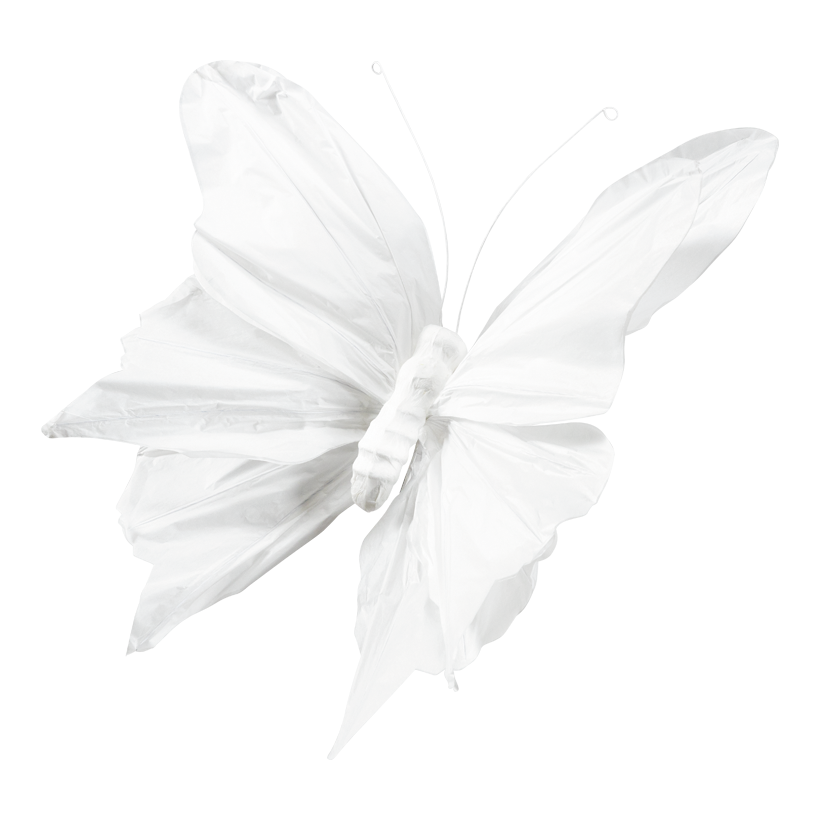 Schmetterling mit Clip, 60x40cm aus Papier, biegsam