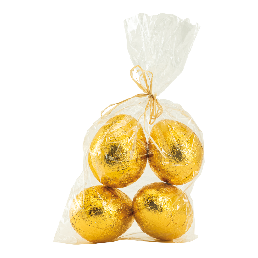 oeufs de Pâques, 10x7,5cm Beutel Maße: 20x14x7cm 4 pcs en sachet, en polystyrène