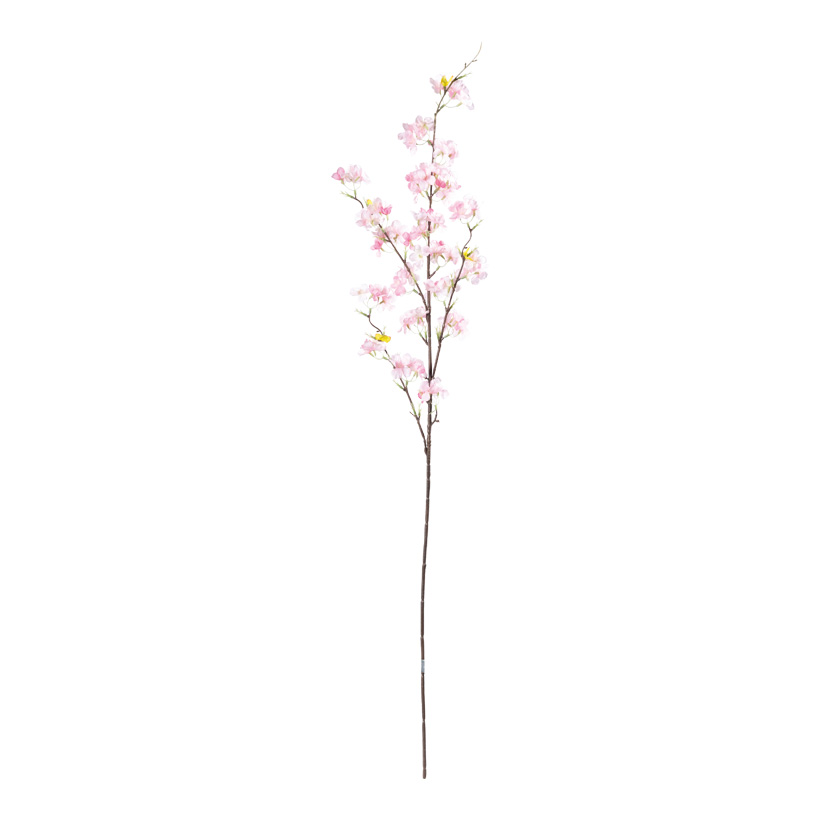 Branche de cerisier en fleurs, 109cm Stiel: 50cm en plastique/soie artificielle, flexible