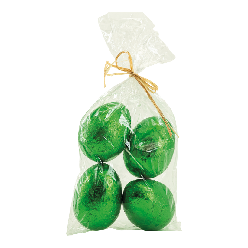 oeufs de Pâques, 10x7,5cm Beutel Maße: 20x14x7cm 4 pcs en sachet, en polystyrène