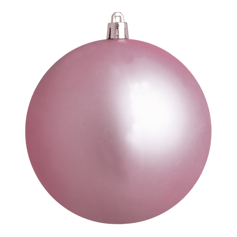 Weihnachtskugel, pink matt, ø 8cm, 6 St./Blister
