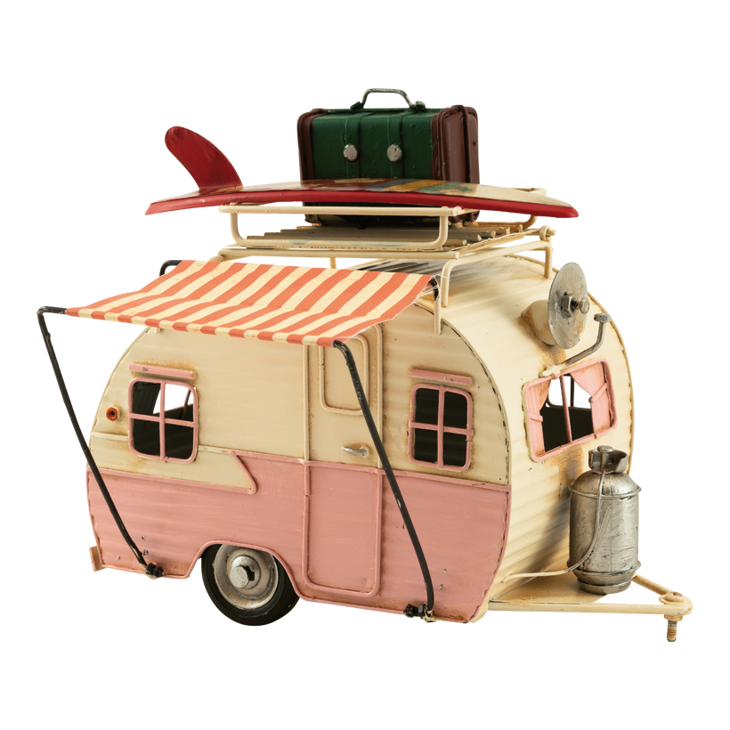 Caravane, 23x20x14cm em tôle