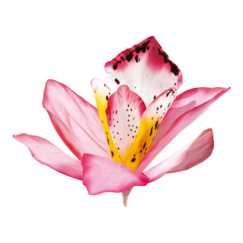 Lilienblüte, 25cm Stiel: 8cm aus Kunstseide