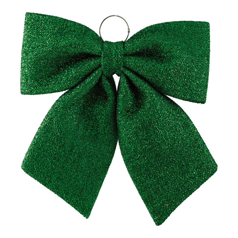 Schleife, 48x44cm aus Stoff, glitzernd, zum Hängen