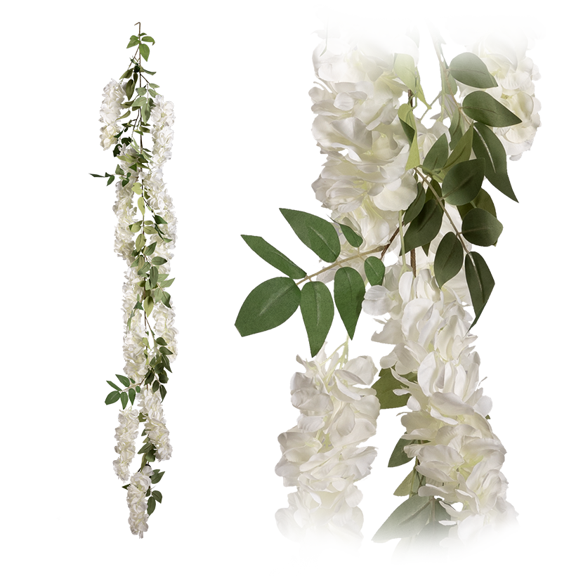 Goldregengirlande, 160cm aus Kunststoff/Kunstseide