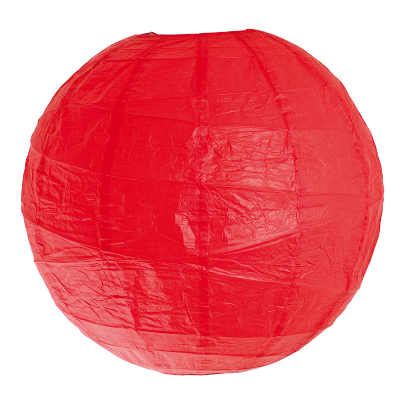 Lampion, Ø 60cm, unregelmäßig geripptes Papier Lampion, Ø 60cm, unregelmäßig geripptes Papier