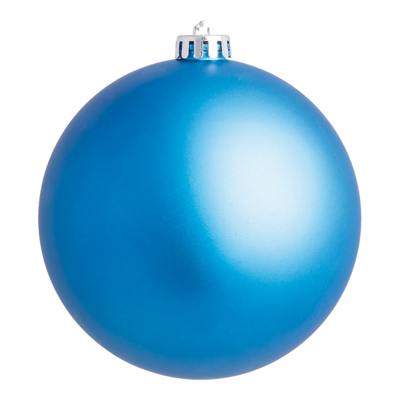Weihnachtskugel, blau matt, ø 10cm
