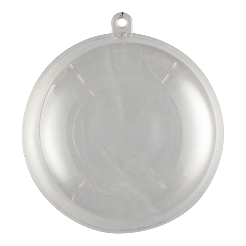 Kugel, ø 8cm 2 Hälften, aus Kunststoff, zum Befüllen