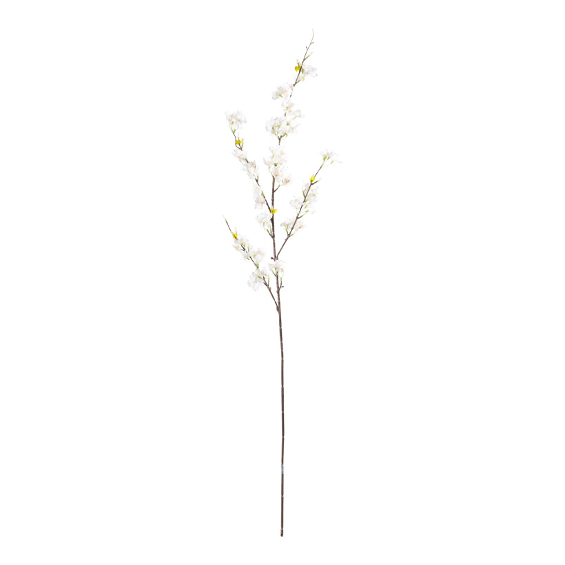 Branche de cerisier en fleurs, 109cm Stiel: 50cm en plastique/soie artificielle, flexible