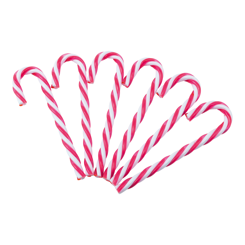 Zuckerstangen, 30cm 6 Stk./Blister, aus Kunststoff