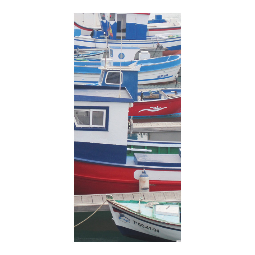Motivdruck Fischerboote 80x200cm Stoff Motivdruck Fischerboote 80x200cm Stoff