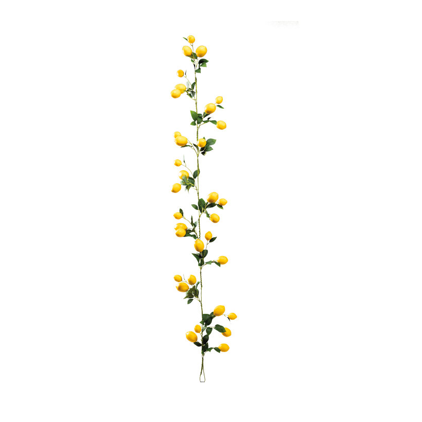 Zitronengirlande, 180cm ø 4-6cm aus Kunststoff, zum Hängen