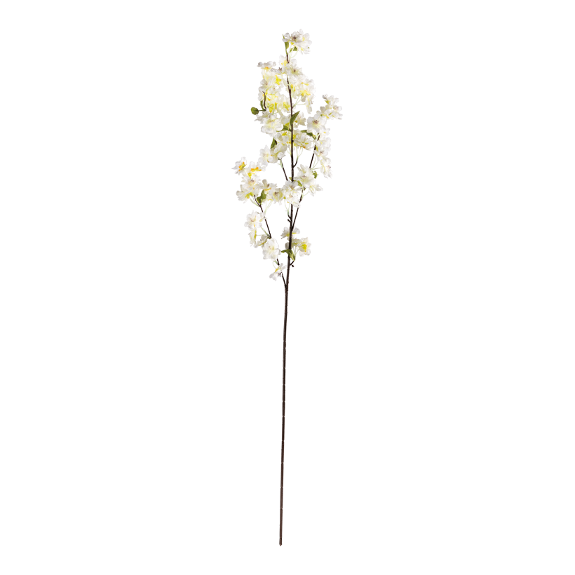 Branche de cerisier en fleur, 105cm Stiel: 51cm en plastique, Fleurs en soie artificielle