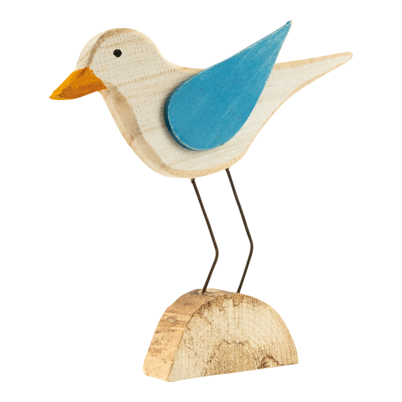 Möwe, 25x24x3,5cm aus Holz, einseitig