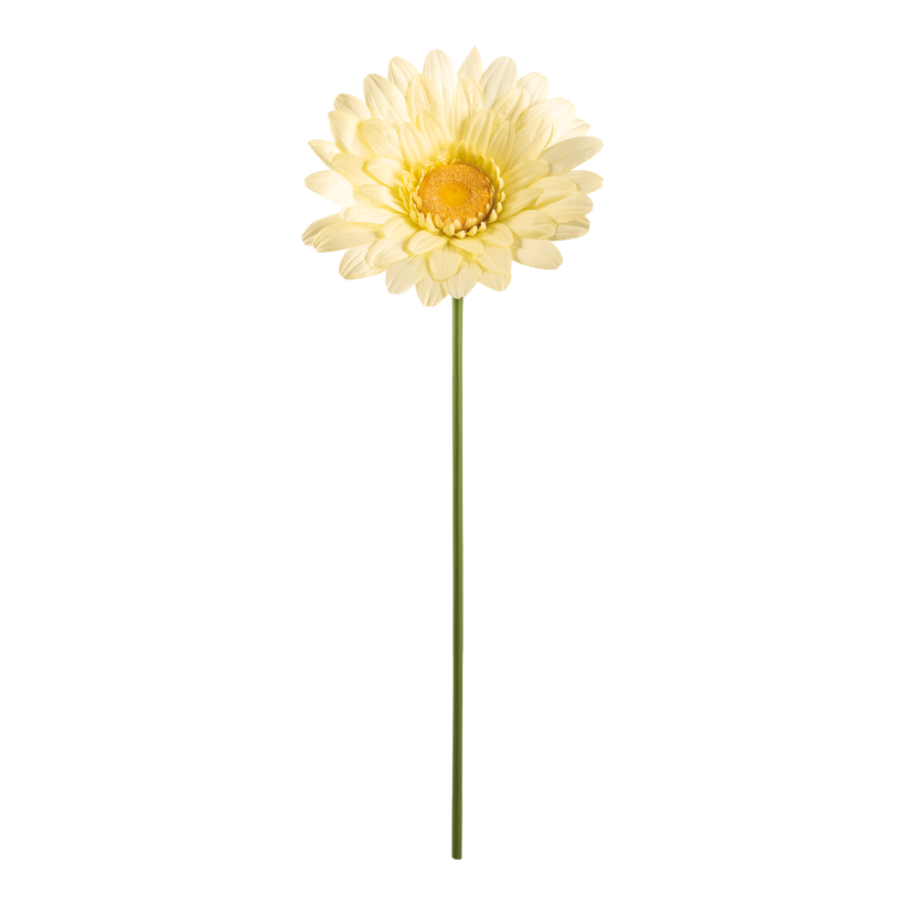 Margerite, 125cm ø 50cm 2-teilig, aus Kunststoff/ Kunstseide, biegsam