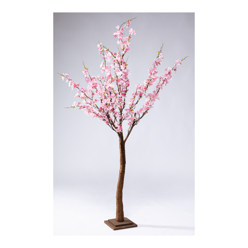 Kirschblütenbaum, 160cm MDF Holzfuß: 20x20x4cm Stamm aus Hartpappe, blüten aus Kunstseide