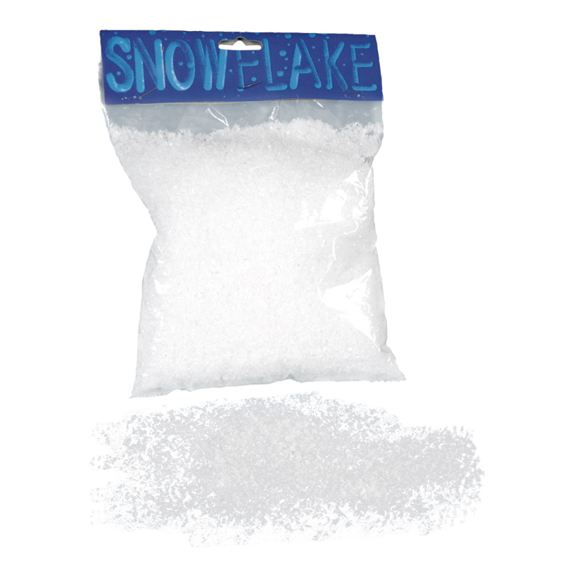 Kunstschnee, ø 5mm, 500g/Btl., zum Streuen, PVC, für 0,65m≤