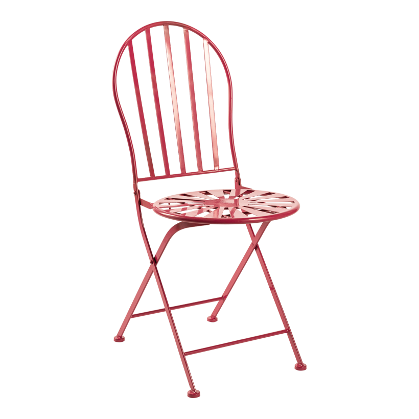 Stuhl, 90x55x38cm aus Metall, klappbar