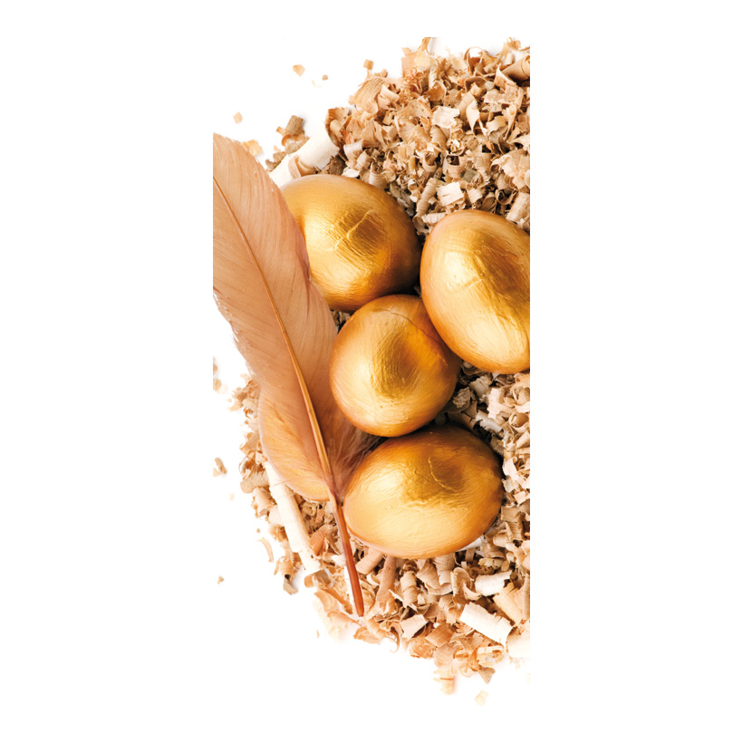 Motivdruck Goldene Eier, 80x200cm Papier Motivdruck Goldene Eier, 80x200cm Papier