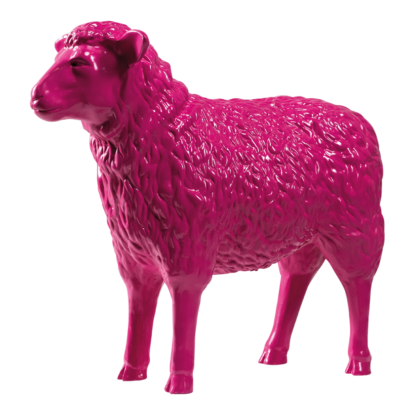 Schaf, 77x27x64cm aus Polyresin, stehend, wetterfest