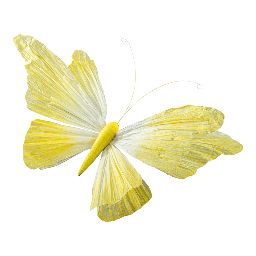 Schmetterling mit Clip, 60cm aus Papier biegsam