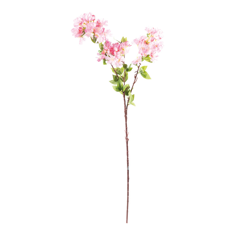 Branche de cerisier en fleur, 100cm Stiel: 55cm en plastique/soie synthétique, flexible