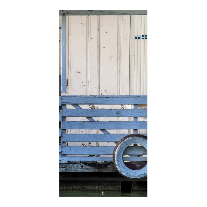 Motivdruck Hausboot, 80x200cm Stoff Motivdruck Hausboot, 80x200cm Stoff