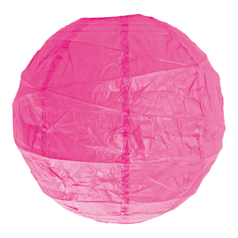 Lampion, Ø 30cm, unregelmäßig geripptes Papier Lampion, Ø 30cm, unregelmäßig geripptes Papier