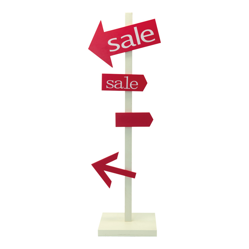 Panneau indicateur SALE, H: 90cm 6 parties, en bois