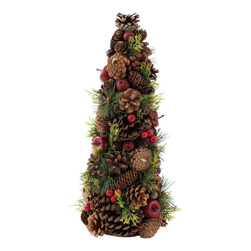 Tannenbaum, 42x17cm aus Kunststoff/Naturmaterial/Styropor