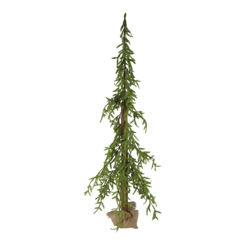 Tannenbaum "Fichte", 180cm 622 Tips, aus Kunststoff, mit Jutesack, Spritzguss Tips