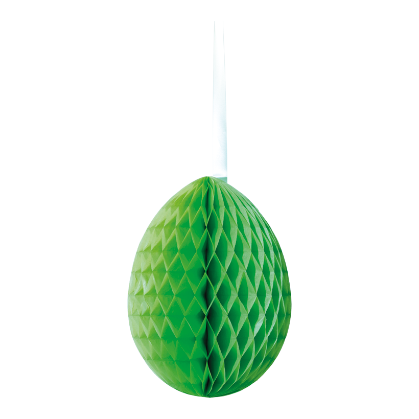 oeuf nid d'abeille, ø 30cm en papier, pliable, avec cintre, avec 2 trombones