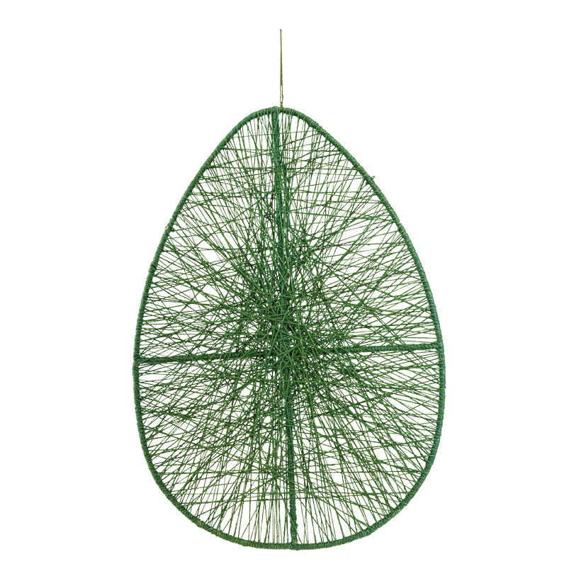 Ei, 60x40cm aus Jute/Draht, mit Hänger