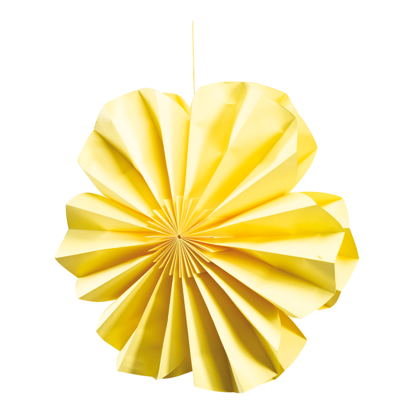 Blume aus Papier, ø 50cm faltbar, mit Magnetverschluss, zum Hängen