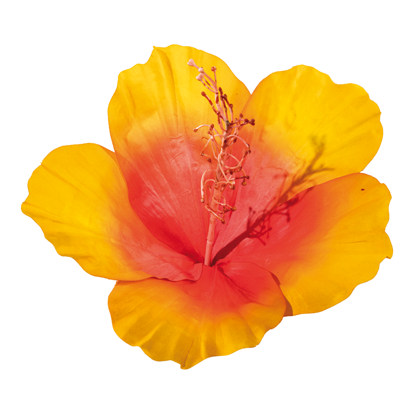 Hibiskusblüte, 30cm Stiel: 9cm aus Kunstseide